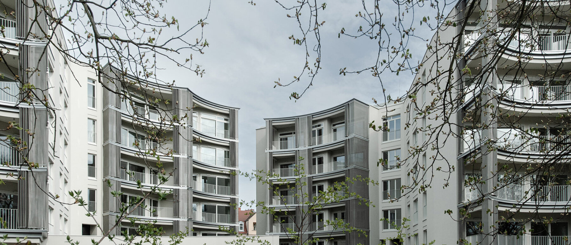 scalloped facade shapes polands perfumiarnia apartments by jems architekci - 17029